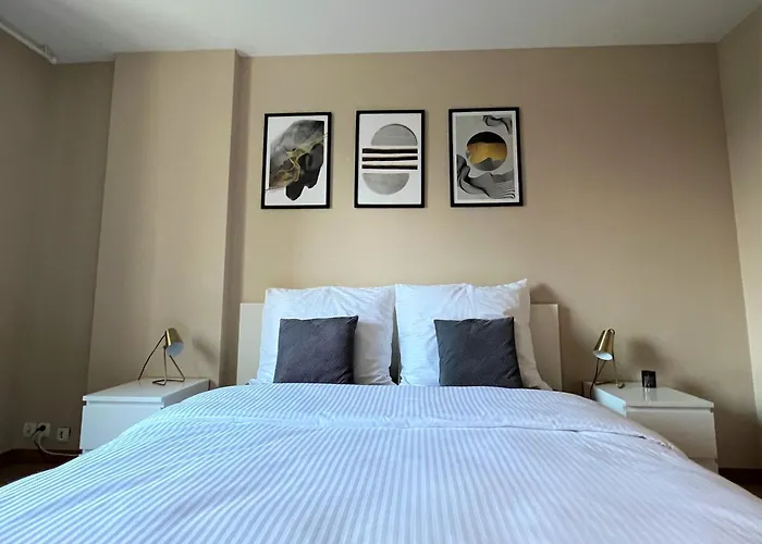 Uroczy Apartament Z Widokiem Na Centrum I Darmowym Parkinigiem